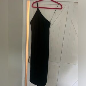 ASOS green velvet dress (bad lighting)